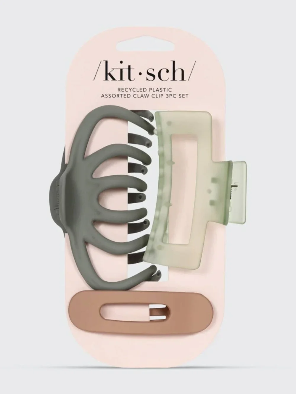 Octopus 3Pc Assorted Claw Clip Set, Boutique